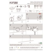 PET mini horiz LED suspended Instructions