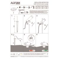 DART LED 24V exterior upright Instructions