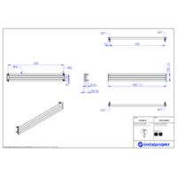 Pilaro H Technical drawings