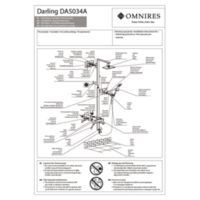 DARLING DA5034ACR - Bath system for exposed installation, chrome Instructions