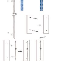 SILIA Barre de douche Instructions