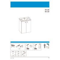 SET KIDO 60 2D WHITE MATT Instrucciones