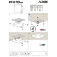 BLOS LED hermetic surface Instructions