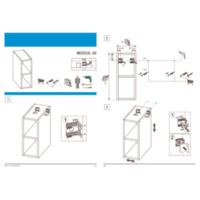 MODUŁ LOOK 20 DUO DĄB CANELA Instrukcje