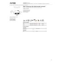 ONLY round mini LED 230V hermetic recessed Catalogues