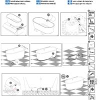 Wanna akrylowa wolnostojąca prostokątna - 150 cm Instrukcje
