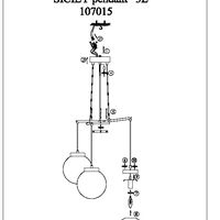 Lampa wisząca Sicily Instrukcje