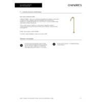 Y  |  floor-standing bath spout, brushed gold Other resources