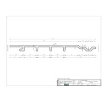 Profil elewacyjny CP140 Rysunki techniczne