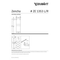 Zencha Szafka wysoka Instrukcje