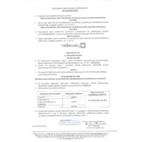 Shower enclosure Arta Walk-in Certifications