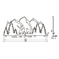 Wieszak WS101 Rysunki techniczne