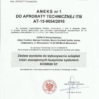 GRUNLIT SiSi – grunt silikonowo-silikatowy Certyfikaty