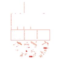 MEDA Lavabo, tablette à droite Instructions