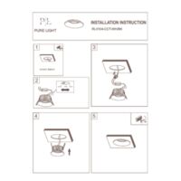 Cirro recessed eyelet 1xLED white RL0104-CCT-WH Instructions