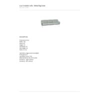 Lua 3-seater sofa Other resources