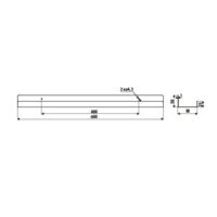 Hanging shelf AD20 Technical drawings