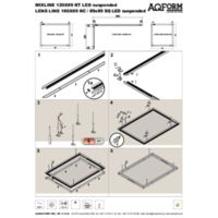 MIXLINE 120x89 RT LED suspended Instructions