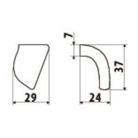 Möbelgriffe UN10 Technische Zeichnungen