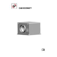 Wentylator kanałowy CAB ECOWATT Instrukcje