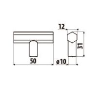 Gałka GS33 Rysunki techniczne