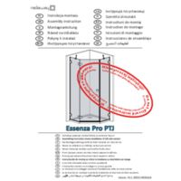 Shower enclosure Essenza Pro PTJ Instructions