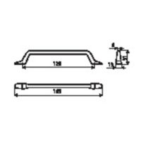 Furniture handle UU57 Technical drawings