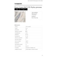 River Crown MAT STR Porcelain tile 1198x1198 Other resources