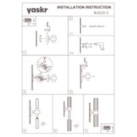 Kinkiet Malika 2xE27 czarny WL0123-2 Instrukcje