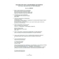 Ferro One - wall-mounted sink mixer Certifications