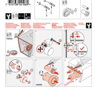 ILBAGNOALESSI Wall-hung bidet, with concealed overflow Instructions