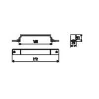 Uchwyt meblowy UU19 Rysunki techniczne