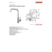 Camiro Inox - standing sink mixer Other resources
