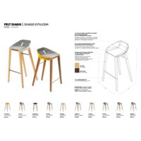 FELT DIAGO KITCHEN STOOL Catalogs