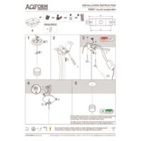 RIBBY round up&down LED suspended Instructions