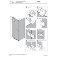 Eventa Copper Shine shower enclosure, single door Hilfsressourcen