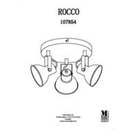 Lampa sufitowa Rocco Instrukcje
