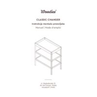 Przewijak wolnostojący dla dziecka Classic Changer vintage Instrukcje