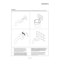 Y | bec de baignoire mural Instructions