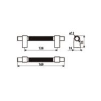 Furniture handle RE34 Technical drawings