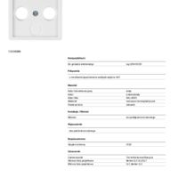 Berker Q.1 Gniazdo antenowe RTV-SAT Katalogi