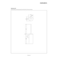 MODERN PROJECT  |  szczotka toaletowa wisząca,  antracyt Rysunki techniczne