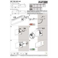SET TRU LED wall Instructions