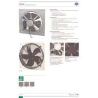 plate mounted axial flow fan HXM Catalogs