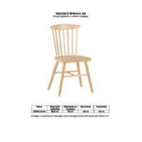 CHAIR SPINDLE AN Technical drawings