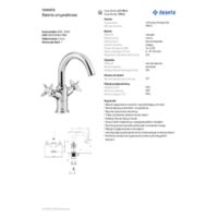 TEMISTO - Washbasin tap - chrome - BQT_020D Other resources