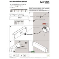 SET TRU up&down LED wall Instructions