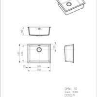 Omni 30 - Black Edition | Alveus Rysunki techniczne
