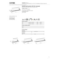 RAFTER wall washer LED trim recessed Catalogs