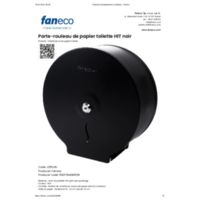 Toilet paper dispenser HIT black Other resources